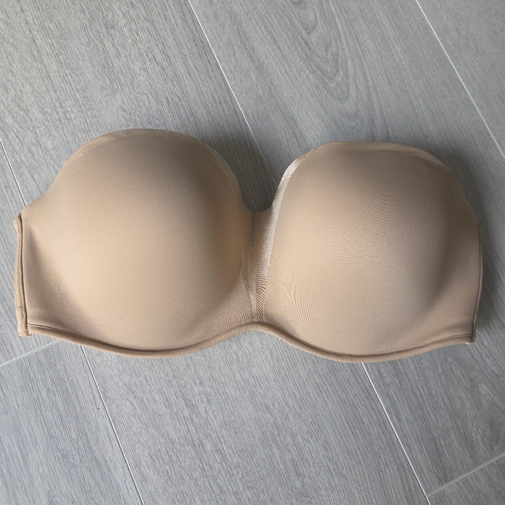 Soma Strapless Bra in Beige